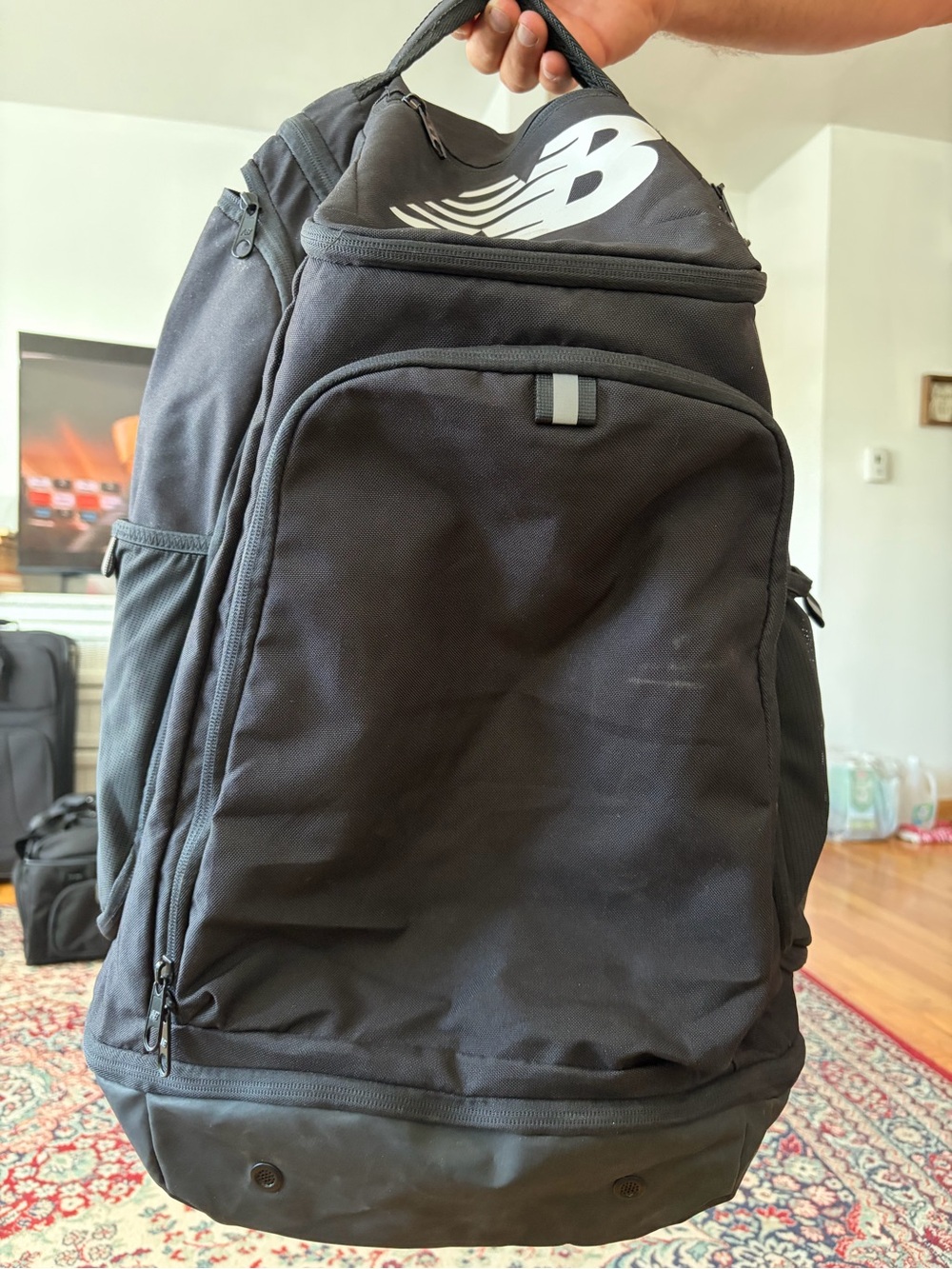 New Balance Black Everyday Backpack with Logo